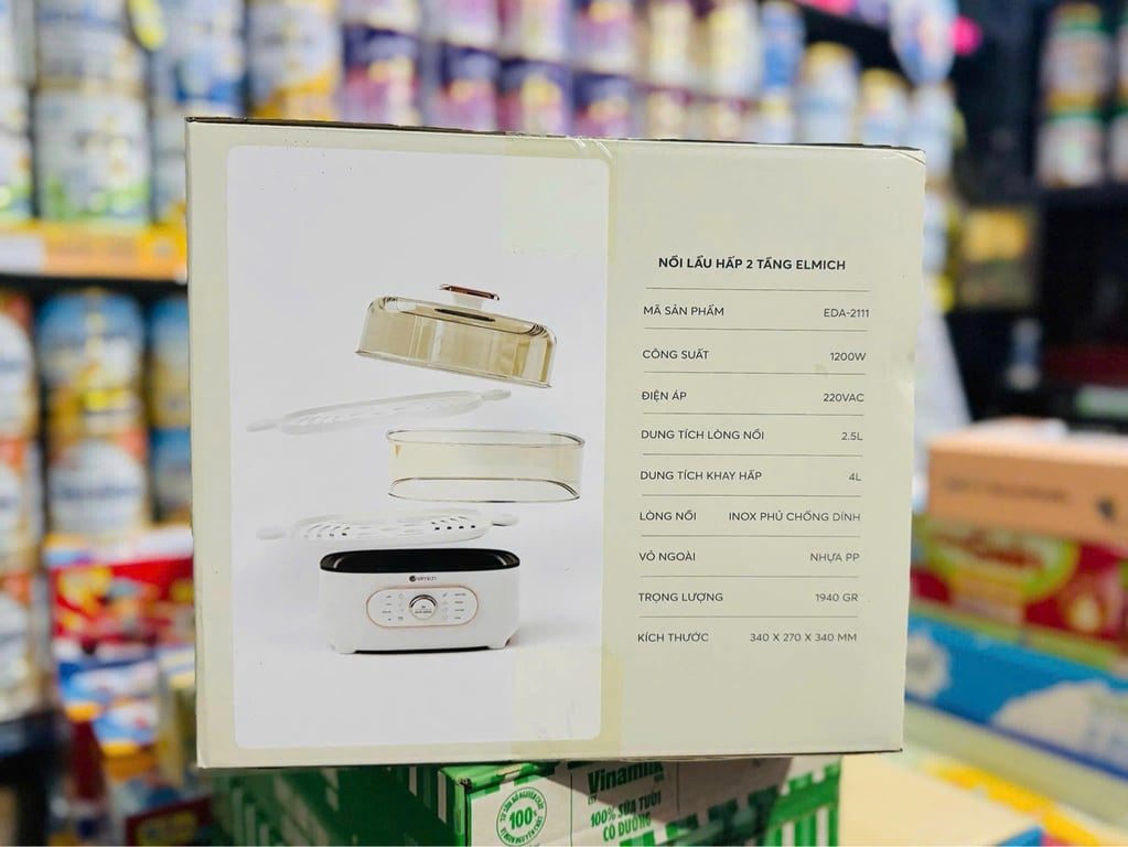 NỒI LẨU HẤP 2 TẦNG ELMICH EDA 2111