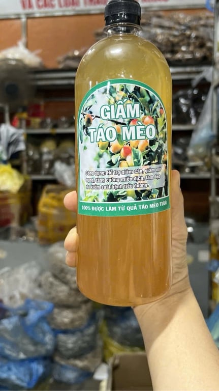 Giấm táo mèo 1 lít