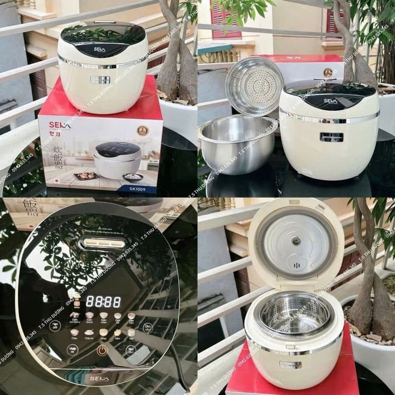 NỒI CƠM ĐIỆN TỬ INOX TÁCH ĐƯỜNG SEKA 1.8L