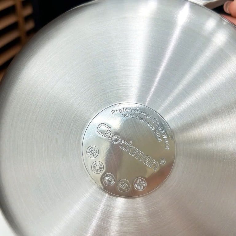 Chảo sâu lòng nắp kính Chockmen 24/28cm CKM218/CKM223