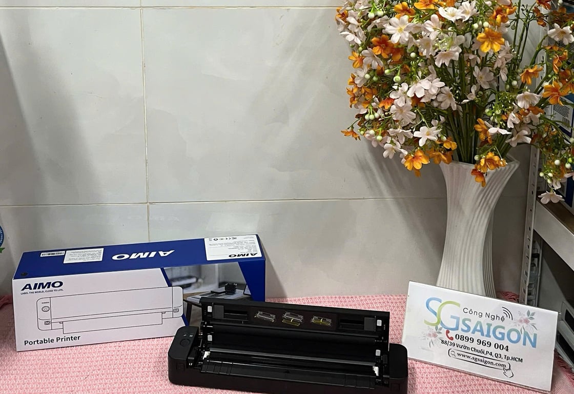 Máy In Di Động Aimo P832 (A4, Giấy Thường, In Ribbon, Bluetooth/USB-C)