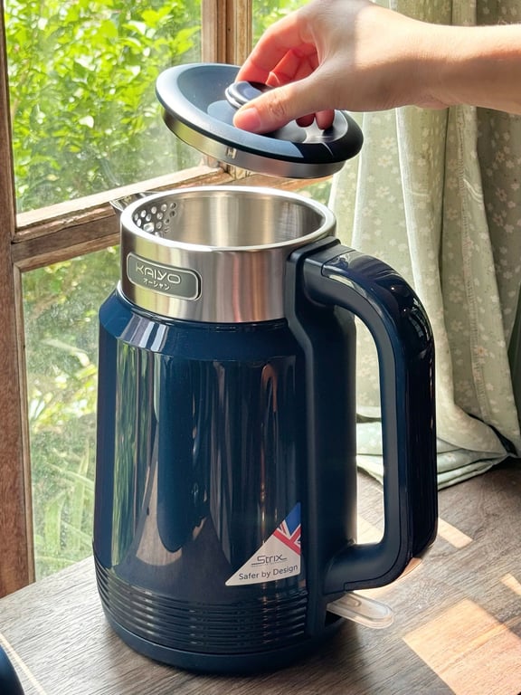 Ấm siêu tốc 2 lớp Cool touch Kaiyo size 2L