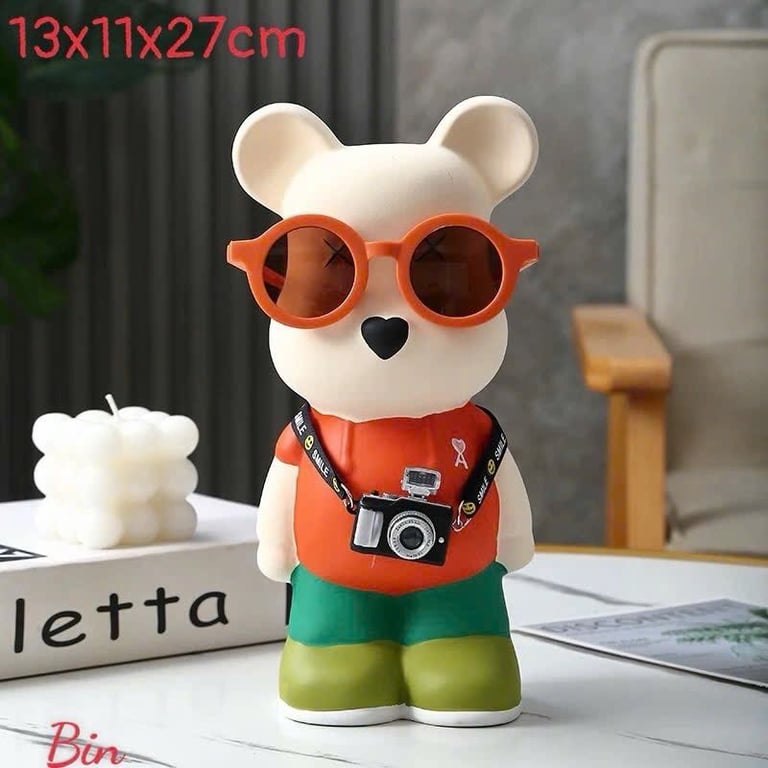 MÔ HÌNH GẤU BEAR BRICK ĐÁNG YÊU