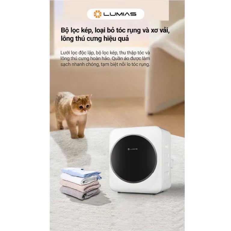 Máy sấy quần áo Lumias WCD-268W