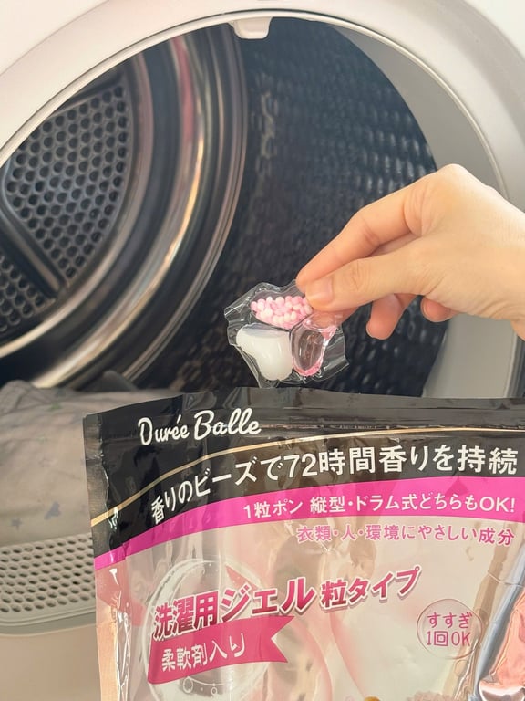 Viên giặt xả 3 -1  Duree Balle Nhật