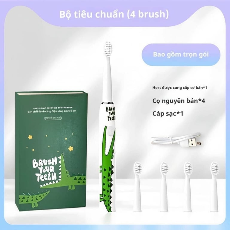 BÀN CHẢI ĐIỆN KID CHÍNH HÃNG BOORUI