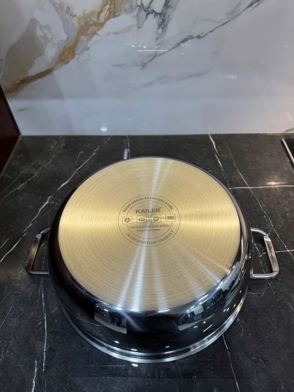 Nồi đúc liền khối đáy liền inox đa năng 26cm kailer