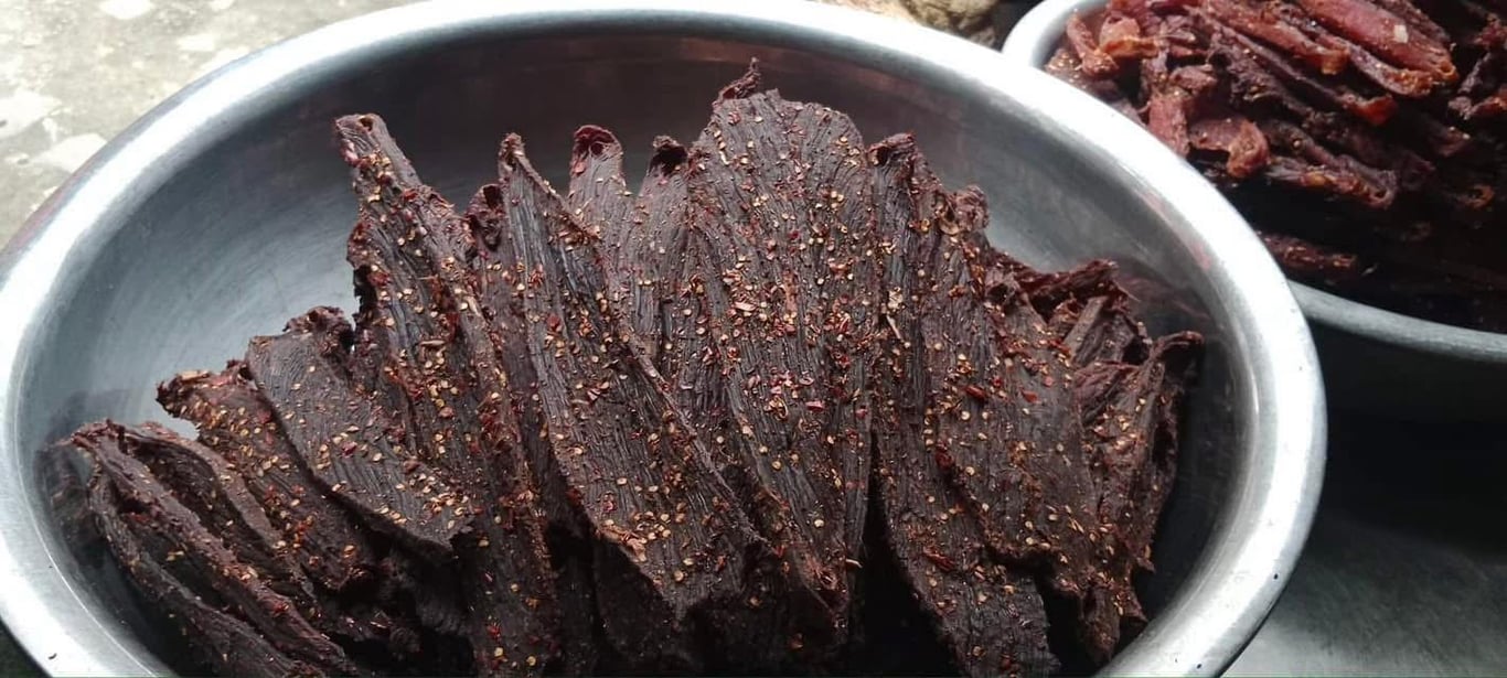 Trâu bò gác bếp nhà làm