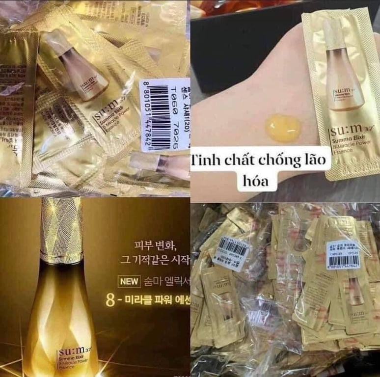 Tinh chất chống lão hóa 8 in 1 Losec summa Elixir Hàn Quốc gói 1ml