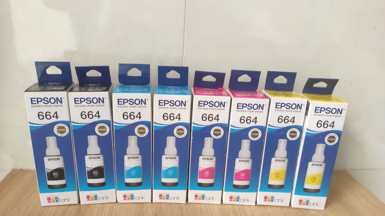 Mực In Phun Màu Epson C13T664400 (Vàng)