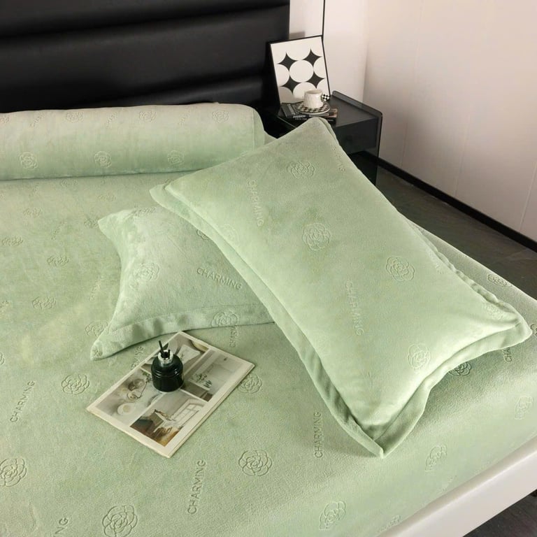 Set ga gối 4 món nỉ nhung 1.8*2m ❤️