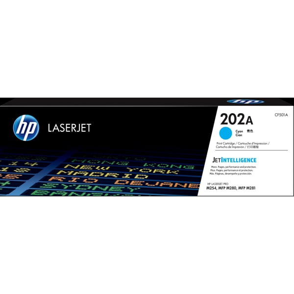 Mực In HP 202A Laser Màu Xanh (CF501A) - Chính Hãng