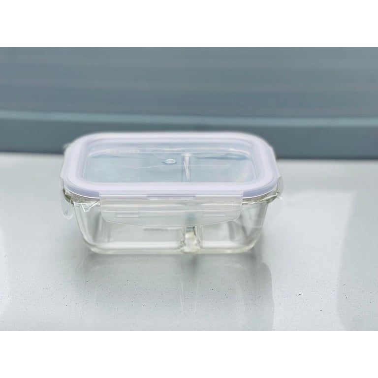 Hộp thuỷ tinh 2 ngăn chịu nhiệt lock 1L