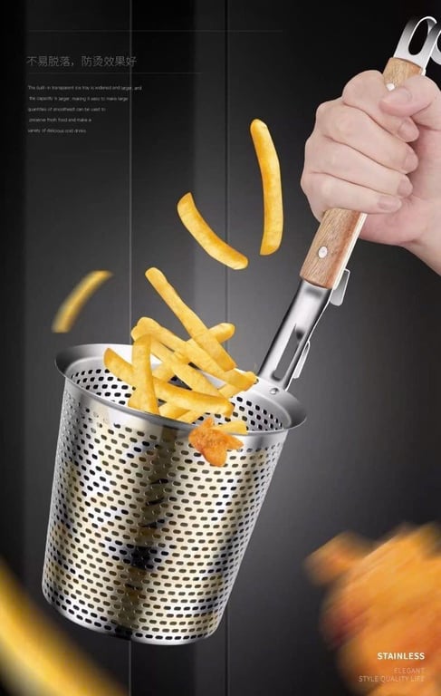 RK652 - VỢT THỦNG TRẦN BÚN PHỞ INOX 304 SIZE 16CM