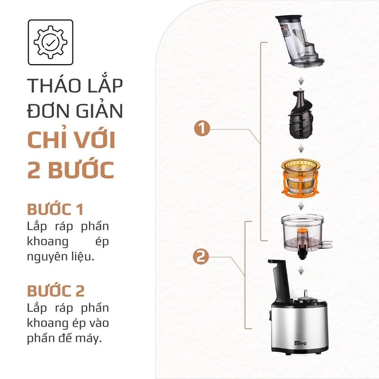 MÁY ÉP CHẬM OLIVO SJ200