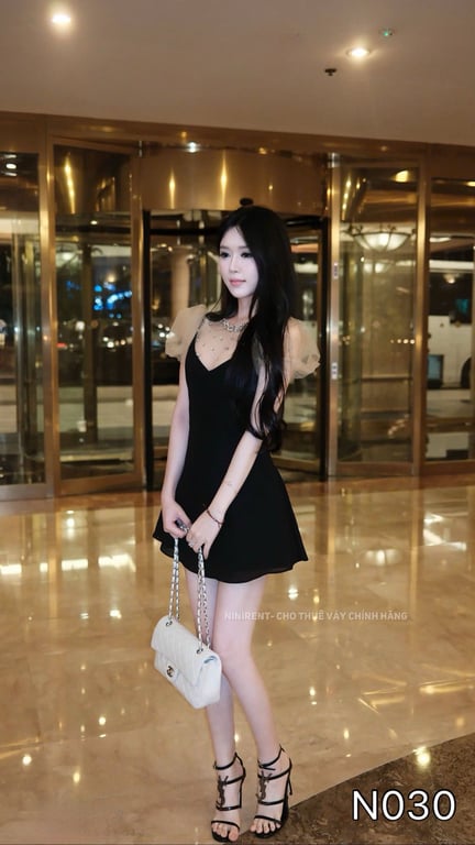 N030- set yếm voan đá Trang kyo