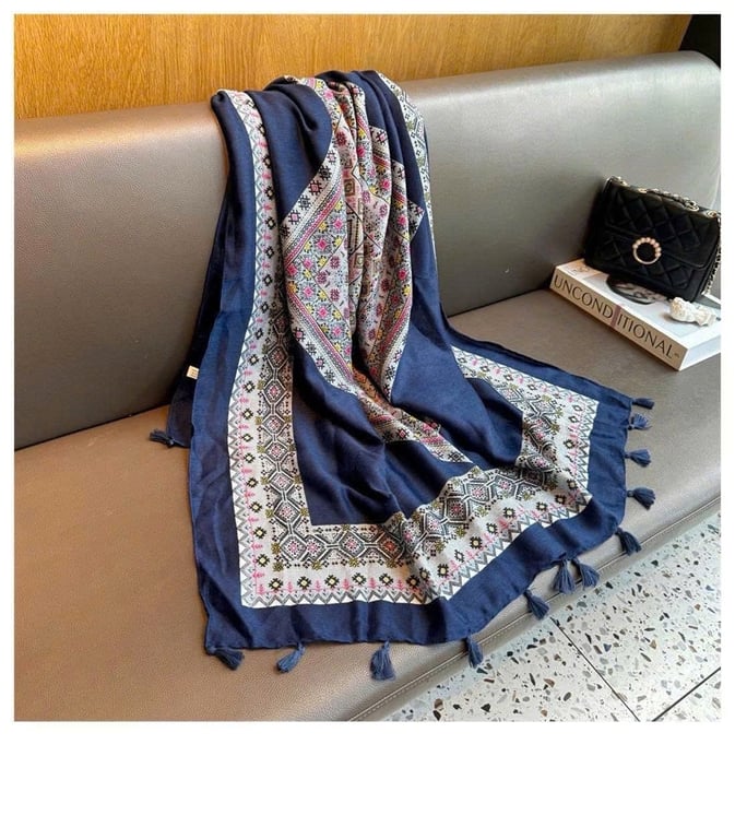 Khăn choàng đi  biển Aishang cao cấp