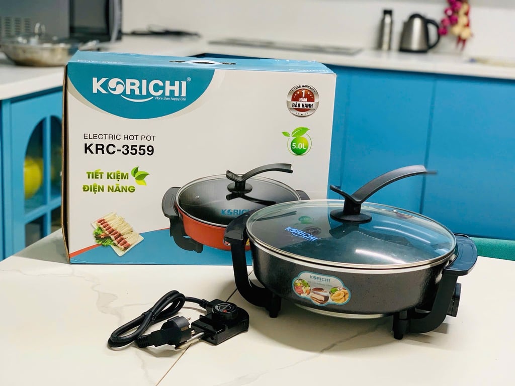 NỒI LẨU ĐIỆN 2 NGĂN KORICHI- KRC3559❤️