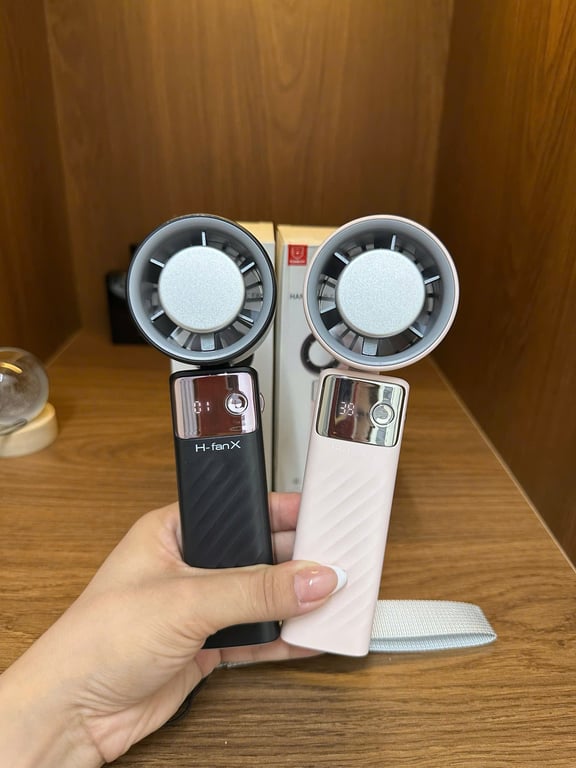 Quạt cầm tay tích điện H-Fanx Eisbar Germany – 199 tốc độ gió