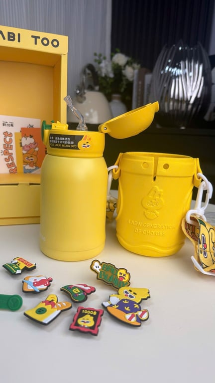 BÌNH NƯỚC GIỮ NHIỆT HỌC SINH YABI TOO 480ml inox316