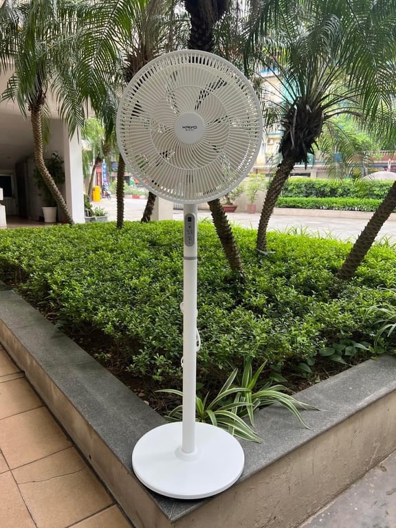 Quạt cây 7 cánh điều khiển từ xa Kaiyo Nhật 2024