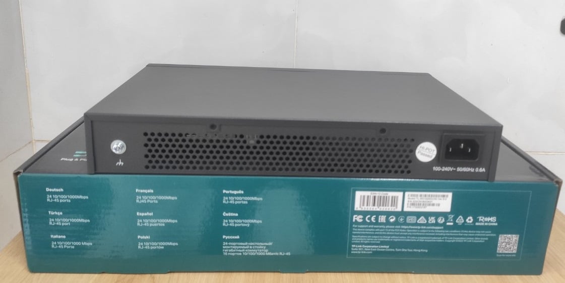 Switch TP-Link TL-SG1024D (Gigabit (1000Mbps)/ 24 Cổng/ Vỏ Thép)