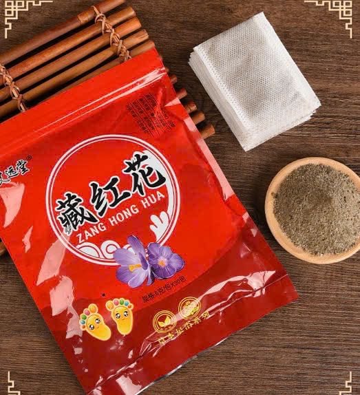 🍂 MK38 - Set 120 gói ngâm chân thảo dược Ngải cứu+ Gừng + Nghệ Tây + Ích Mẫu GHA300