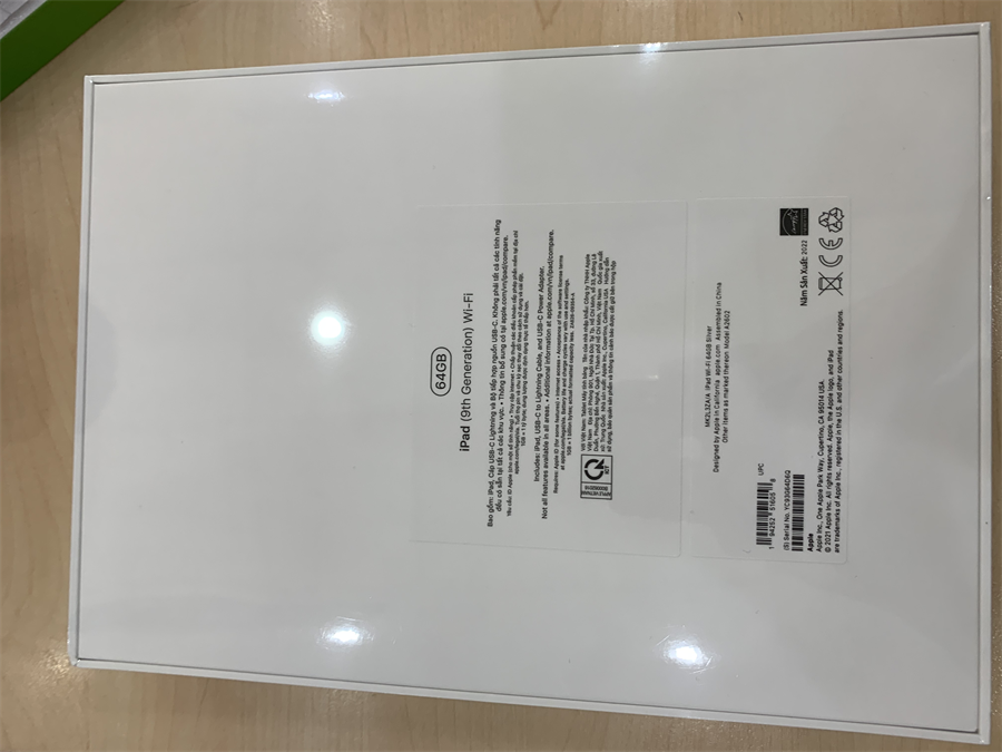 Máy tính bảng Apple IPad Gen 9 10.2 Wifi MK2L3ZA/A (64GB/ Silver)