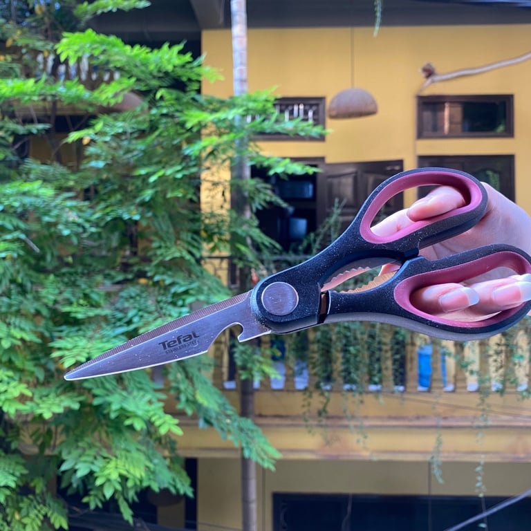 KÉO NHÀ BẾP TEFAL 3IN1 K12241 - cầm siêu êm, cắt siêu sắc ngọt
