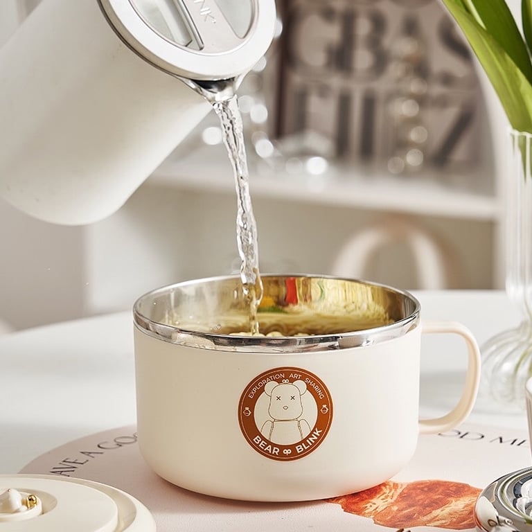 CỐC ĂN MÌ 304 BẰNG INOX CAO CẤP TÔNG MÀU