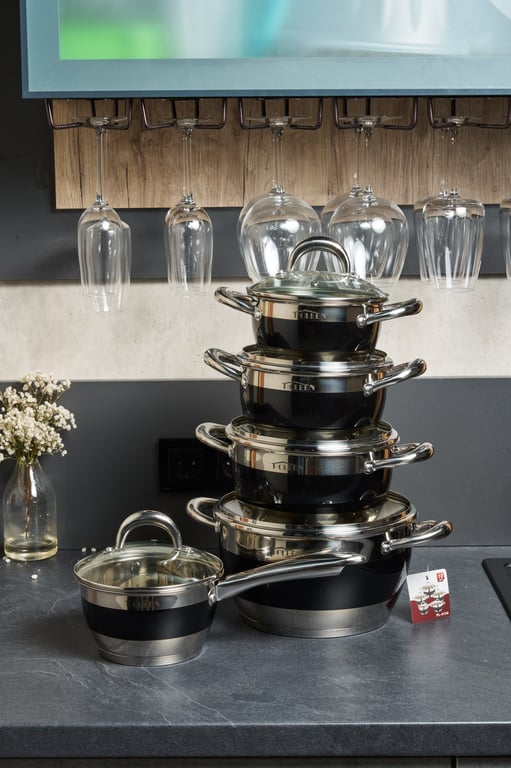 Bộ nồi inox 10 món Edenberg sản xuất tại Ba Lan