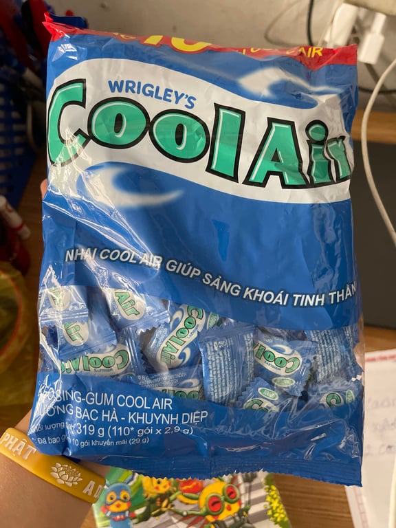 Kẹo  Coolair gói /110v