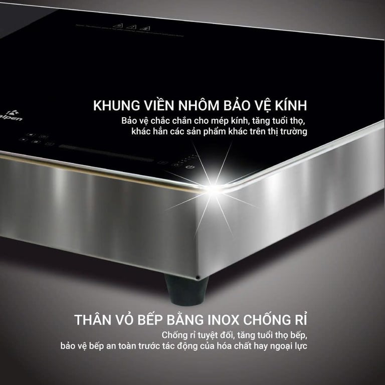 Bếp Từ Đôi Cao Cấp Kalpen Germany ICK-1666, Công Suất 4000W