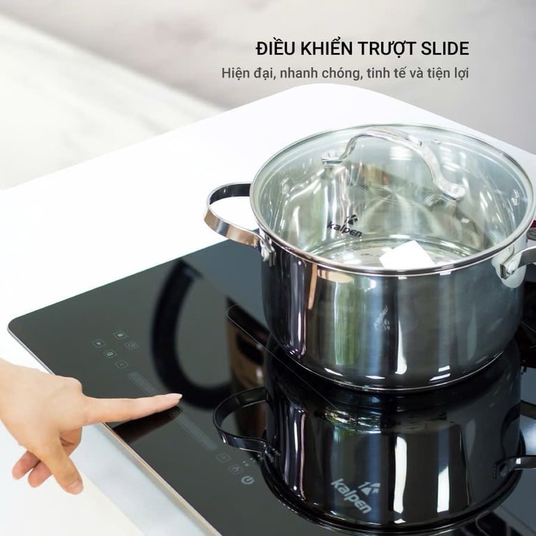 Bếp Từ Đôi Cao Cấp Kalpen Germany ICK-1666, Công Suất 4000W