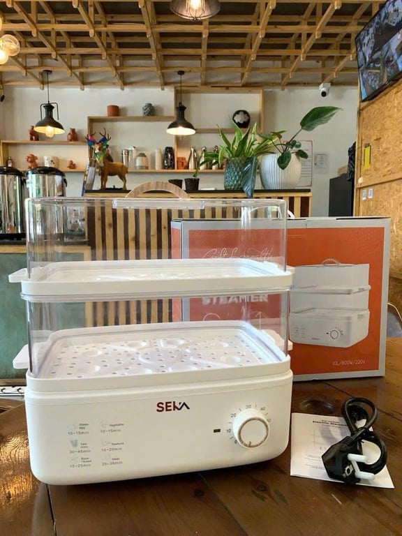 NỒI HẤP 2 TẦNG SEKA 10L