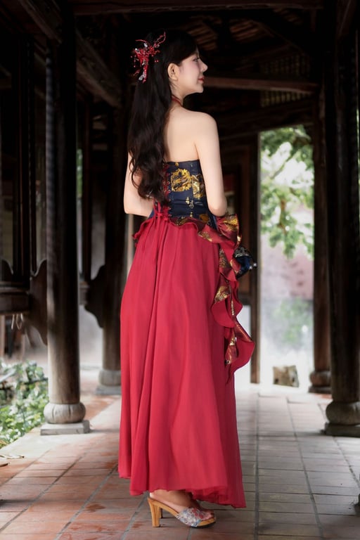 Flexy - Set Yếm Lam Uyên S/M/L/XL