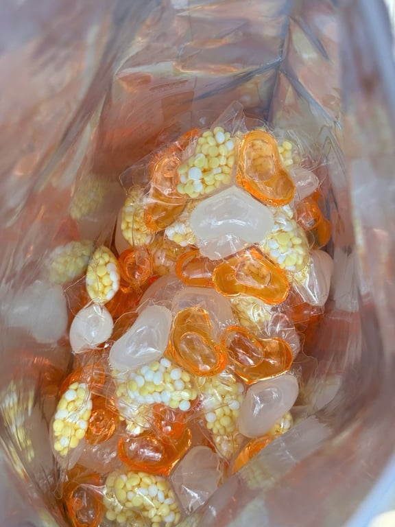 Viên giặt xả 3 -1  Duree Balle Nhật