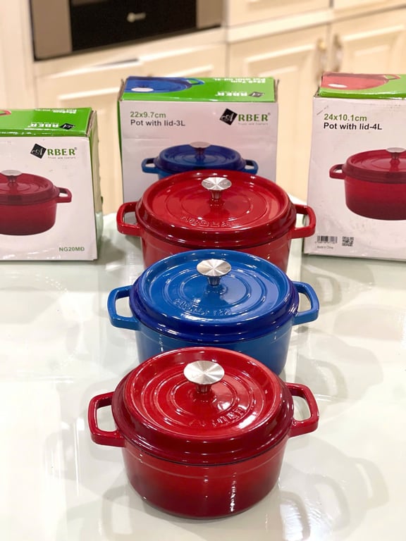 Nồi gang Arber 20cm -22cm