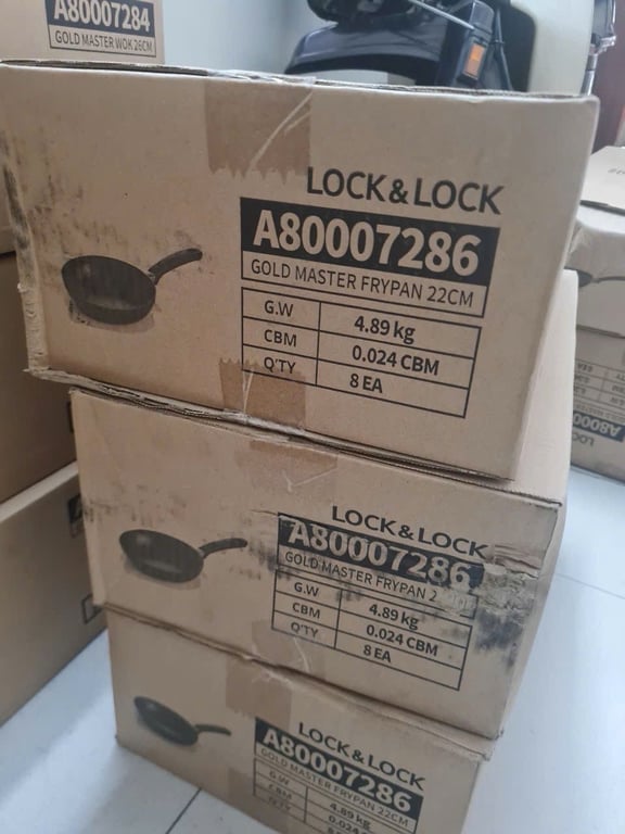 CHẢO GOLD MASTER ĐÁY TỪ LOCK&LOCK SIZE 22, 24CM