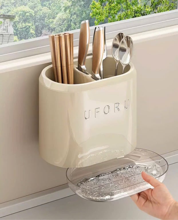 HỘP ĐỰNG ĐŨA THÌA UFORU TREO TƯỜNG