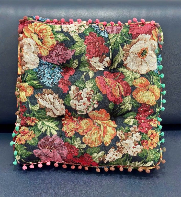 🌼🍃 ĐỆM HOA VINTAGE TỰA LƯNG VÀ NGỒI