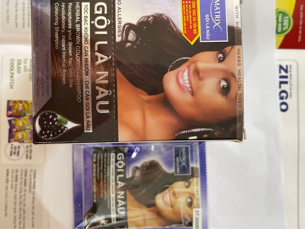 Gội Là nâu maxtrix h/10gói