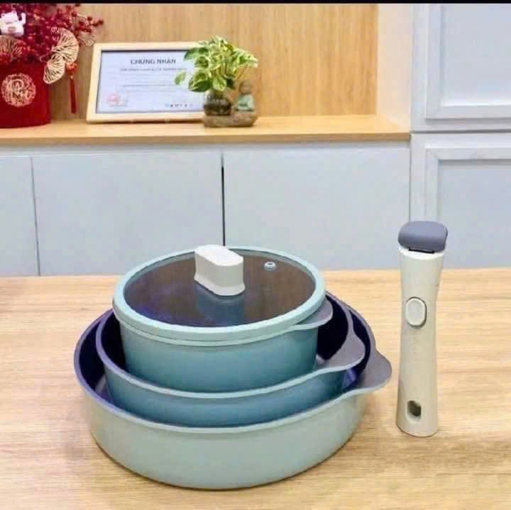 BỘ NỒI CHẢO CÁN RỜI CHỐNG DÍNH LOCK&LOCK