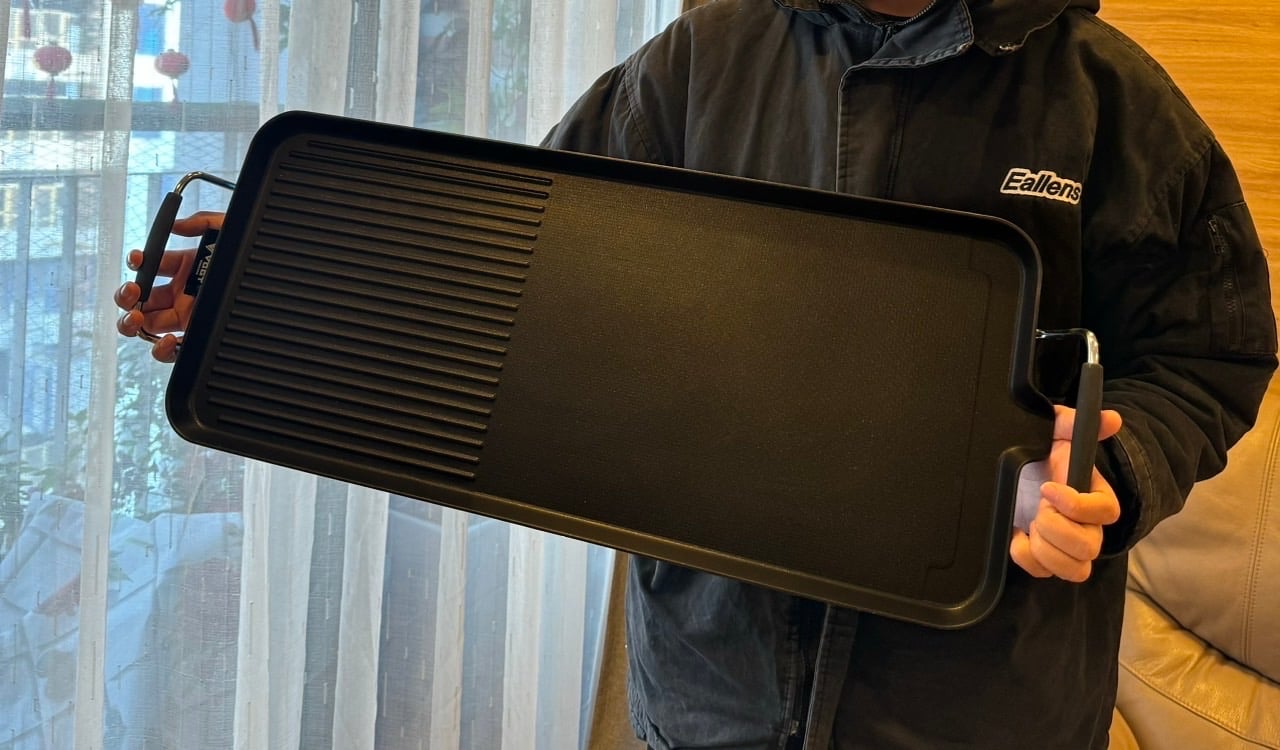 Vỉ nướng điện chống dính F019C VOGT 1500W mặt nướng lớn