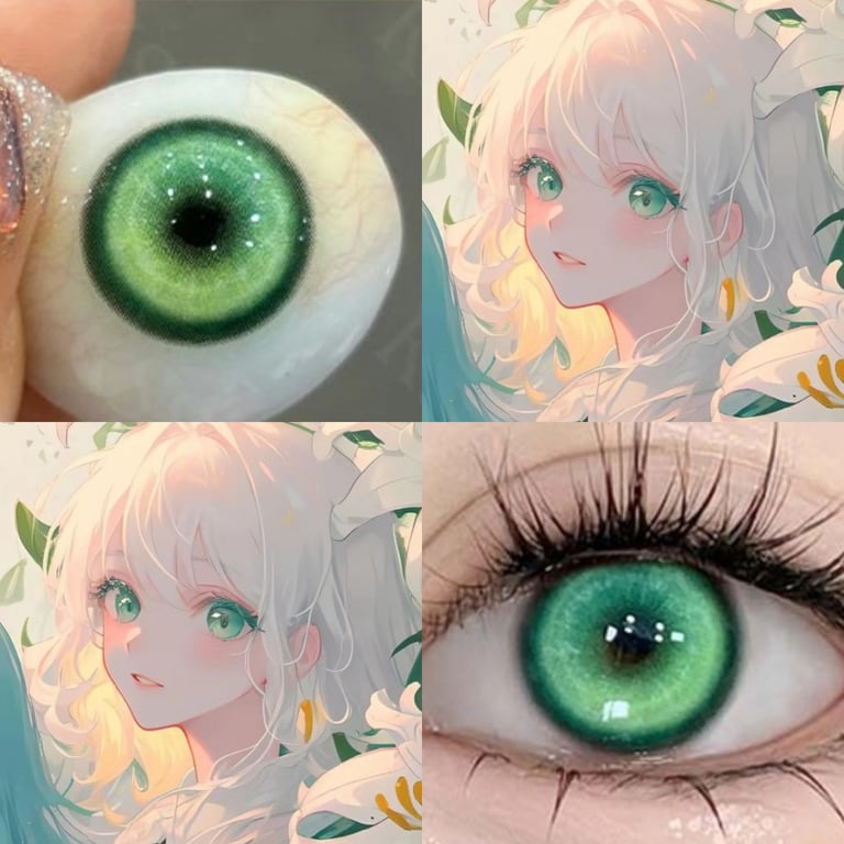 Lens 145 mù ANIME trong trẻo 0 độ sẵn HCM