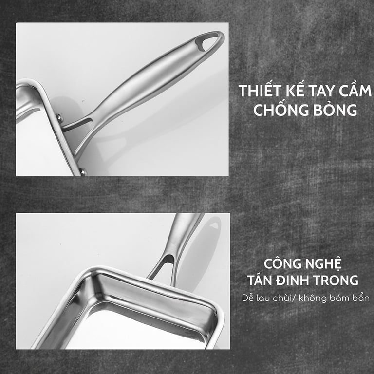 CHẢO CHỐNG DÍNH INOX SEKA SK6020 😍