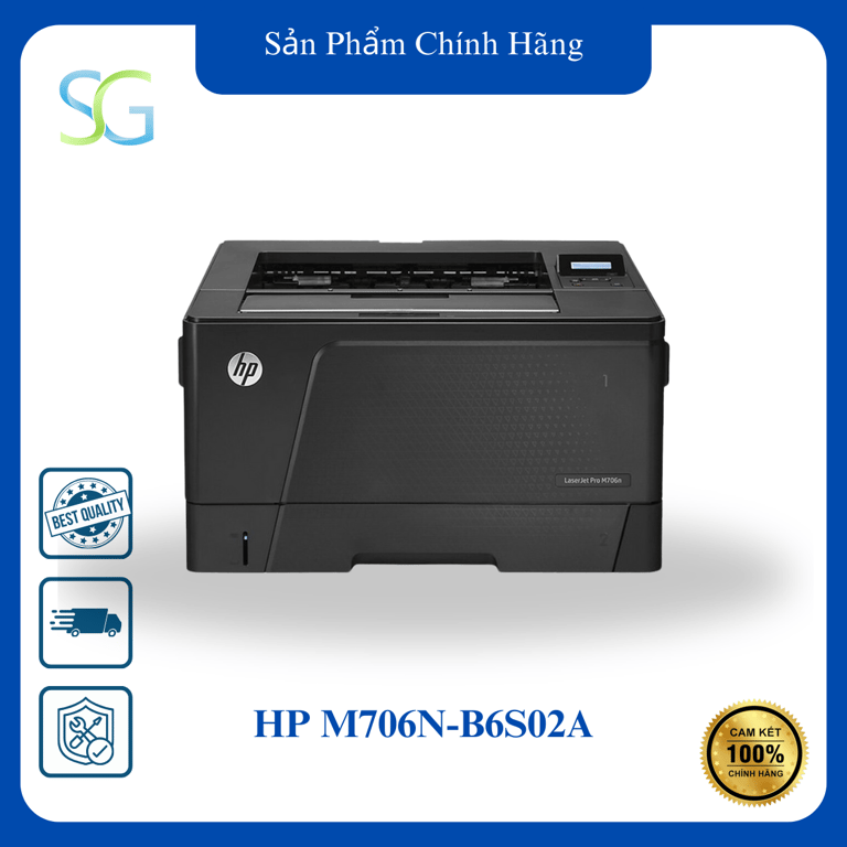 Máy In Laser Trắng Đen Đơn Năng HP M706N (B6S02A) (A3/A4/ USB/ LAN)