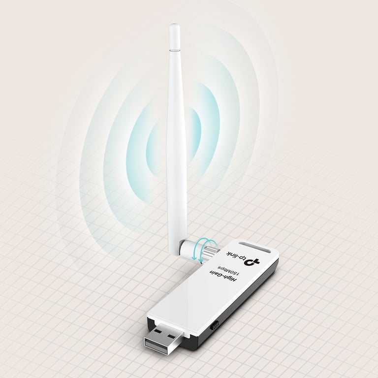Bộ Chuyển Đổi USB WiFi TL-WN722N Chuẩn 150Mbps
