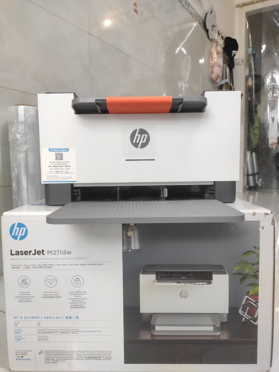 Máy In Laser Trắng Đen Đơn Năng HP M211DW (9YF83A) (A4/A5/ Đảo Mặt (Duplex)/ USB/ LAN/ WIFI)