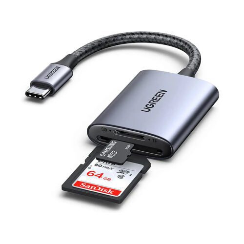 Đầu đọc thẻ TF, SD chân cắm USB- C Ugreen (80888)